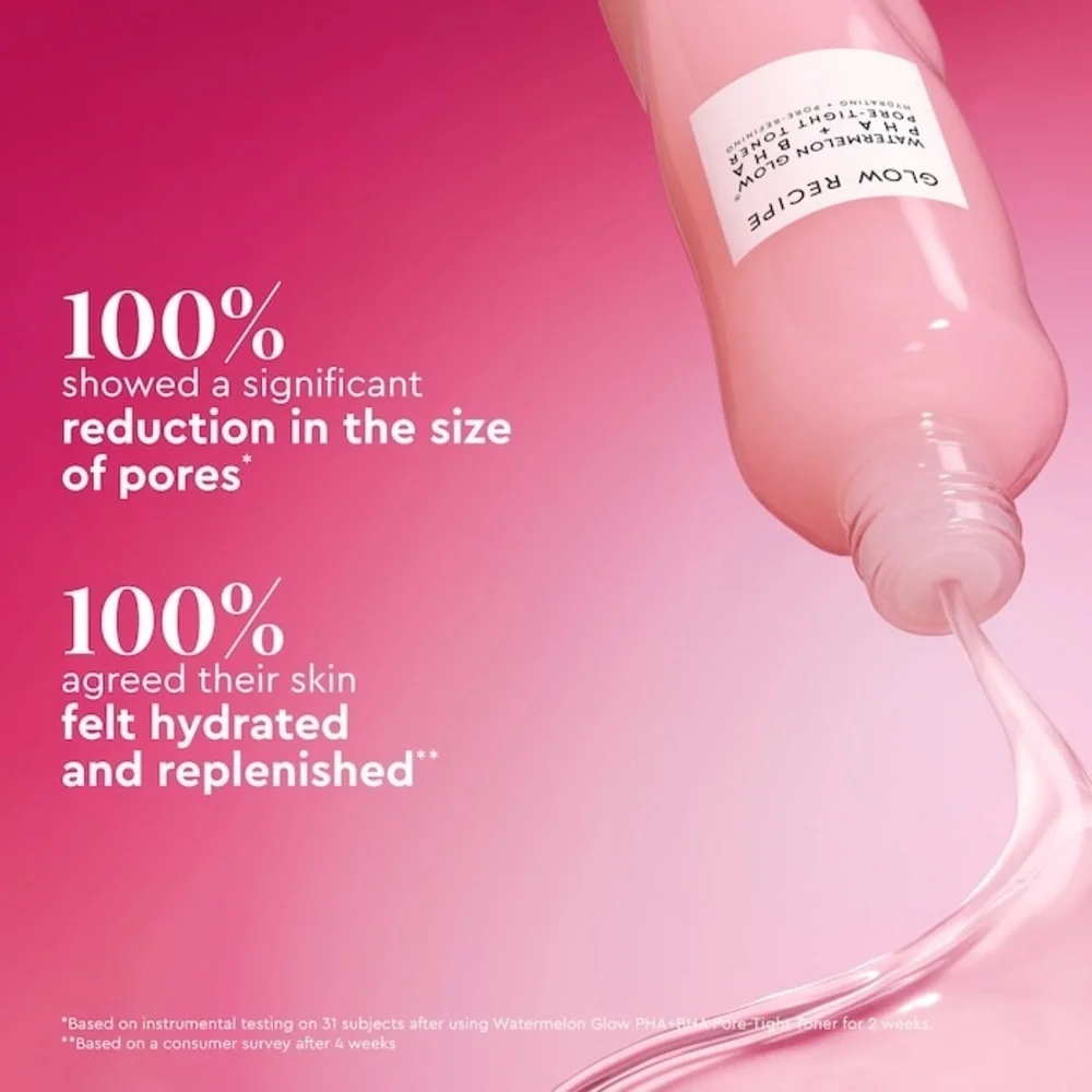 🎀 Glow Recipe Watermelon Glow PHA + BHA Pore-Tight Toner (150 mL / 5 fl oz) 🎀